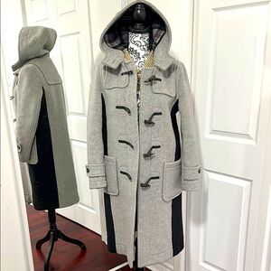 London Tradition Women's Gray Duffle Coat